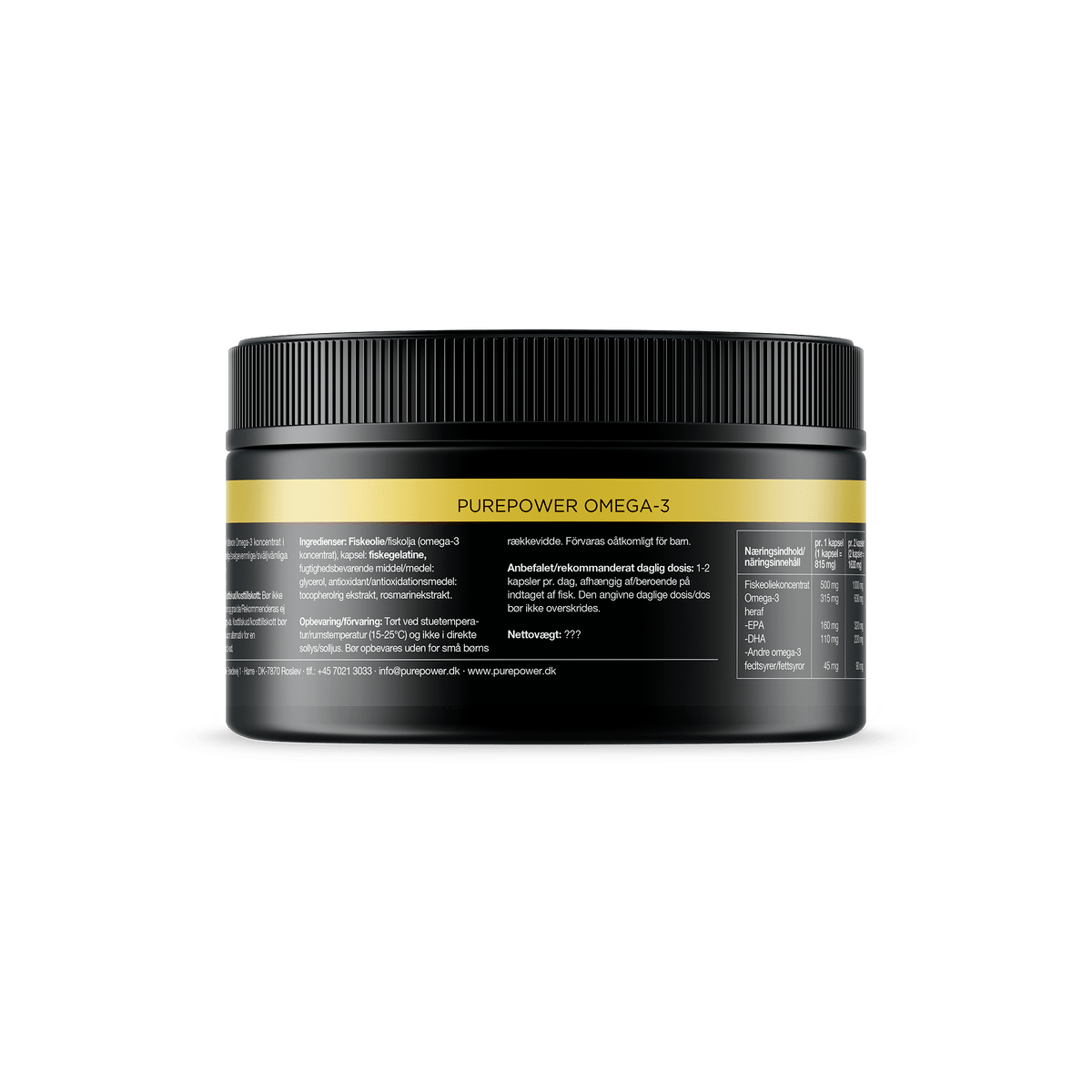 Purepower Omega-3 - 150 stk