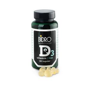 Bidro D3 Vitamin Mini - 90 kapsler