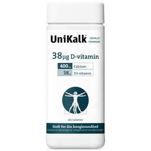 UniKalk 38Âµg D-vitamin- 180 tabl.