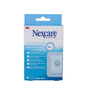 Nexcare 3M strong hold 7,6 cm x 10,1 - 4 stk.