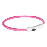 Trixie Safer Life USB Flash lysring M-L - Pink