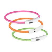 Trixie Safer Life USB Flash lysring M-L - Grøn