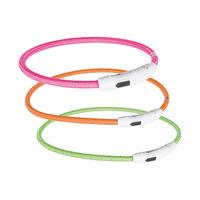 Trixie Safer Life USB Flash lysring L-XL - Grøn