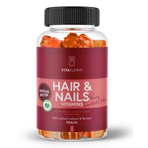 VitaYummy Hair & Nails Peach (Limited Edition) - 60 stk.