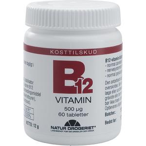 Natur-Drogeriet B12-vitamin 500 Âµg – 60 tabl.