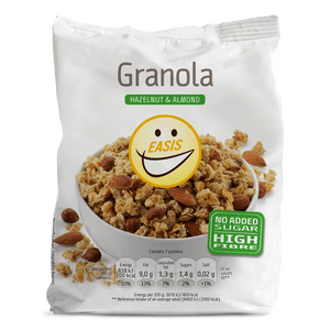 Billede af Easis Granola med Hasselnødder og Mandler - 350 g