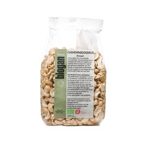 Biogan Cashewnødder i brud Ø - 500 g