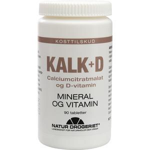 Natur-Drogeriet Kalk + D – 90 tabl.