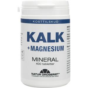 Natur Drogeriet Kalk + Magnesium 400 Tabl