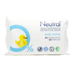 Neutral baby vådservietter - 63 stk