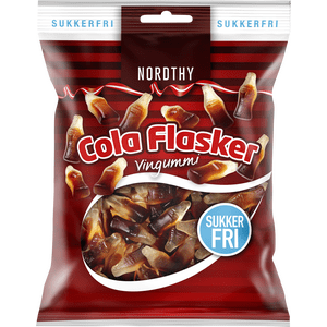 Nordthy Sukkerfri Cola Flasker - 80 g