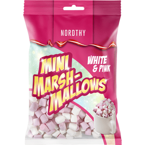 Nordthy Mini Marshmallows Hvid/pink
