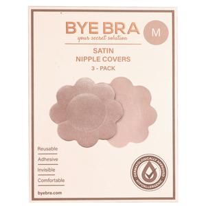 Bye Bra Silk Nipple Covers M Nude - 3 par