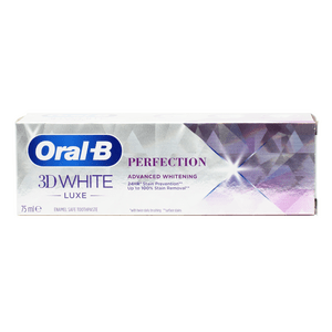 sjækel shilling Rodet Køb Oral-B White Luxe Perfection Tandpasta - 75 ml hos Med24.dk