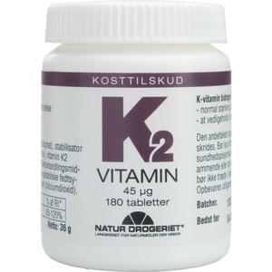 11: Natur-Drogeriet K2-vitamin 45 mcg - 180 stk