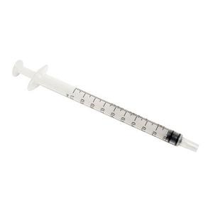 KD-Ject III sprøjte 3-k 1ml LS centrisk konisk stempel - 100 stk.