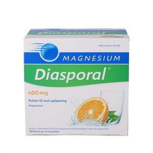 BioVita Magnesium Diasporal 400 mg appelsin(50x2,20gr)