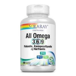 Solaray All Omega 3-6-9 – 90 kaps.