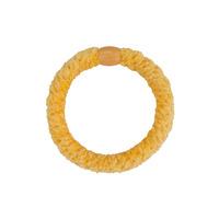 By Stær Hårelastikker - Velour Gul