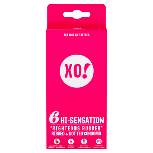 Here We Flo XO! Kondomer Hi Sensation - 6 stk.