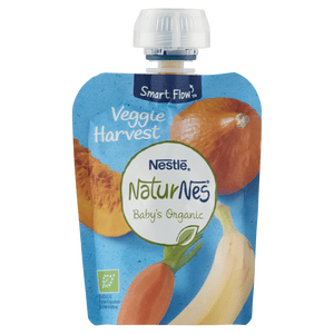 Nestlé Naturnes Smoothie m. græsker & banan - 90 gr.