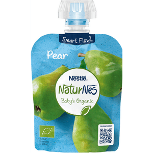 Nestlé Naturnes Smoothie m. pære øko - 90 gr.