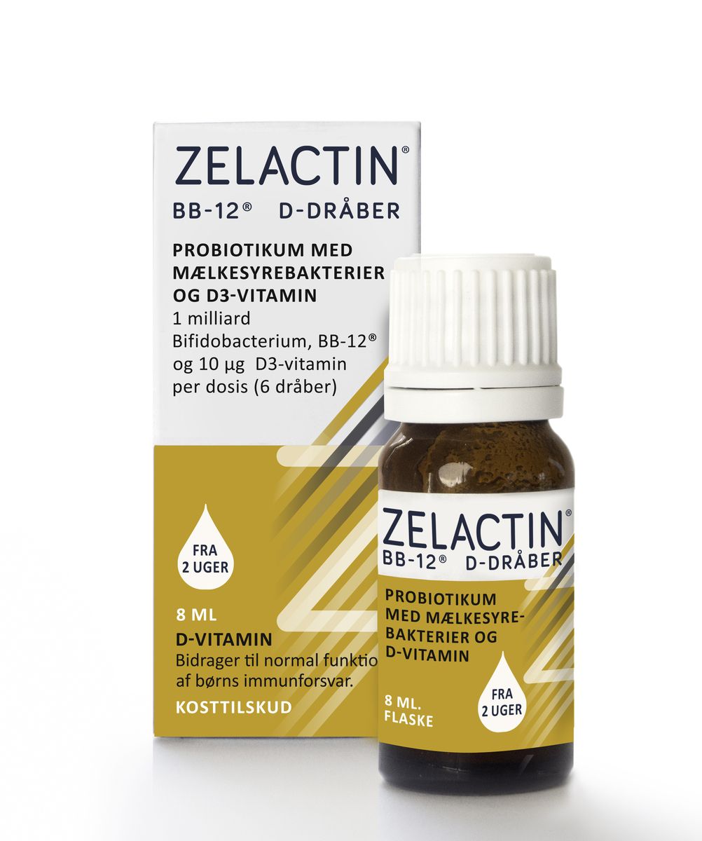 Zelactin D-dråber med BB12 - 8 ml