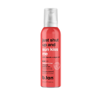 b.tan just shut up & sunkiss me medium to tan everyday glow whip