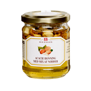 Brezzo Nødder Acacie Honning med Mixed Nødder - 240 g