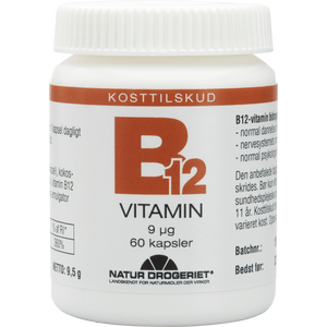 Natur-Drogeriet B12 Vitamin 9 Î¼g - 60 kaps.