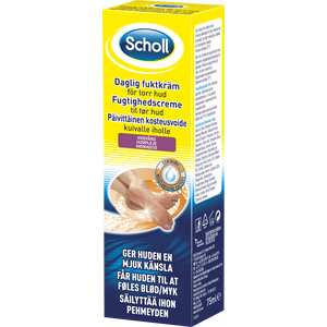 Scholl Fugtighedscreme til tør hud – 75 ml