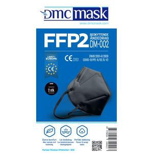 Med24 DMC FFp2 maske sort - 2 stk.