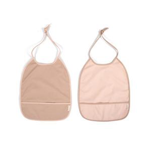 Filibabba Hagesmæk m. bindebånd 2-pak - Peach/Blush