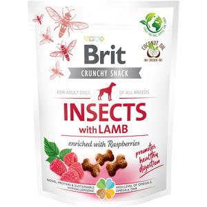 Brit Care Crunchy Cracker Insects Lam & Hindbær 200