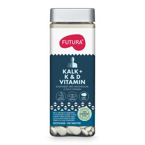 4: FUTURA Kalk + K & D vitamin - 300 tabl.