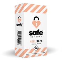 SAFE kondomer, Feel Safe Ultra Thin - 10 stk.