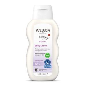 9: Weleda Baby Bodylotion White Mallow - 200 ml