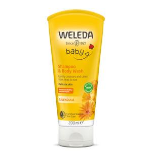 Weleda Calendula Shampoo & Body Wash - 200 ml