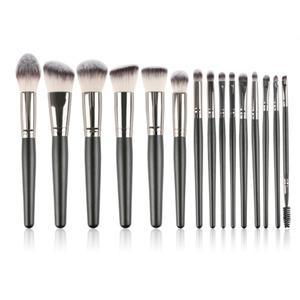 Makeup Pensler Sort Crome 15 Stk Fra Happy