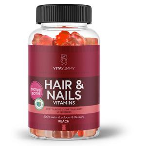 VitaYummy Hair & Nails Peach - 60 stk.