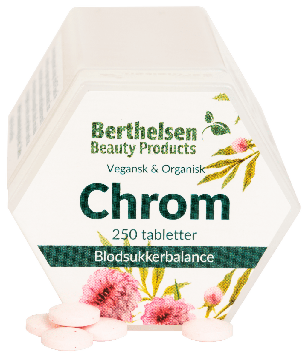 Berthelsen Naturprodukter Chrom 62,5 mcg - 250 tabl.