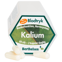 Berthelsen Naturprodukter Kalium 300 mg - 60 kaps.