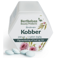 Berthelsen Naturprodukter Kobber - 200 tabl.