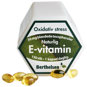 Berthelsen E Vitamin 30 Mg 150 Kaps Fra Berthelsen Naturprodukter