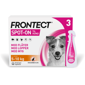 Frontect Spot On til hunde, 5-10 kg - 3 pipetter