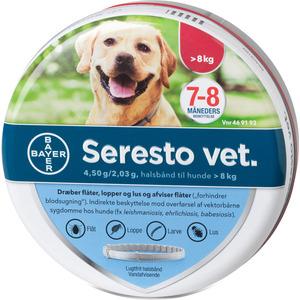 Seresto Vet flåthalsbånd til hund - 8 kg +