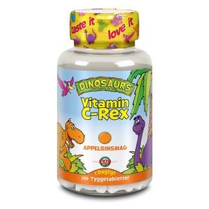 Billede af KAL DinoSaurs Vitamin C-Rex - 100 tyggetabl.