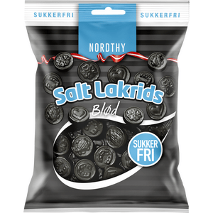 Nordthy Sukkerfri Salt Lakrids - 75 g