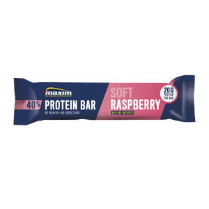 Maxim 40% Protein Bar Soft Raspberry - 50 g