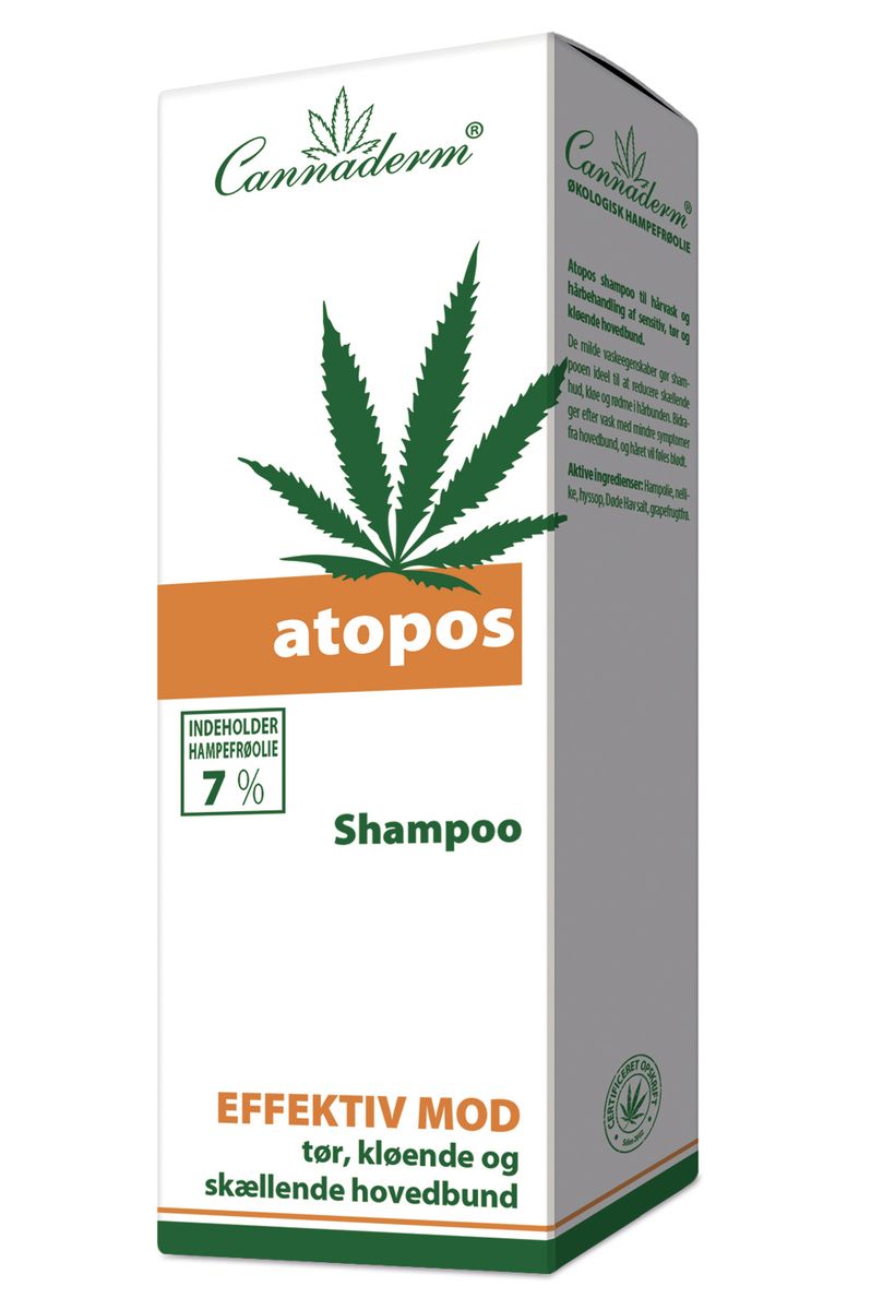 Cannaderm Atopos Shampoo kløende hovedbund | Med24.dk